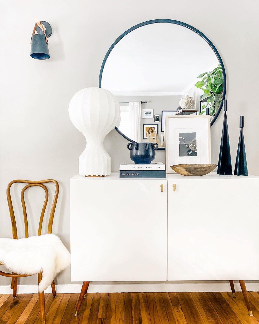 Hot Air Balloon Table Lamp | Steel & Cocoon Design | White Shade