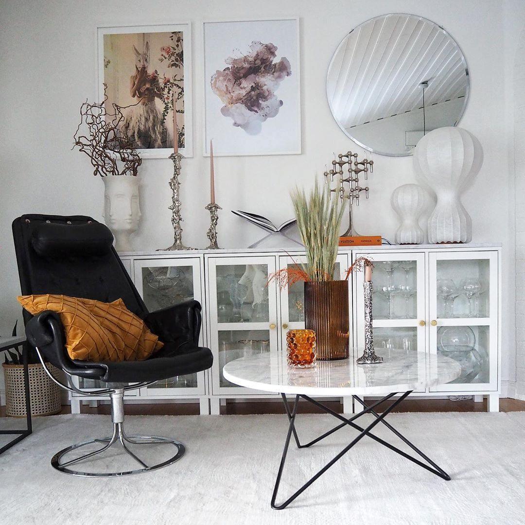 Hot Air Balloon Table Lamp | Steel & Cocoon Design | White Shade