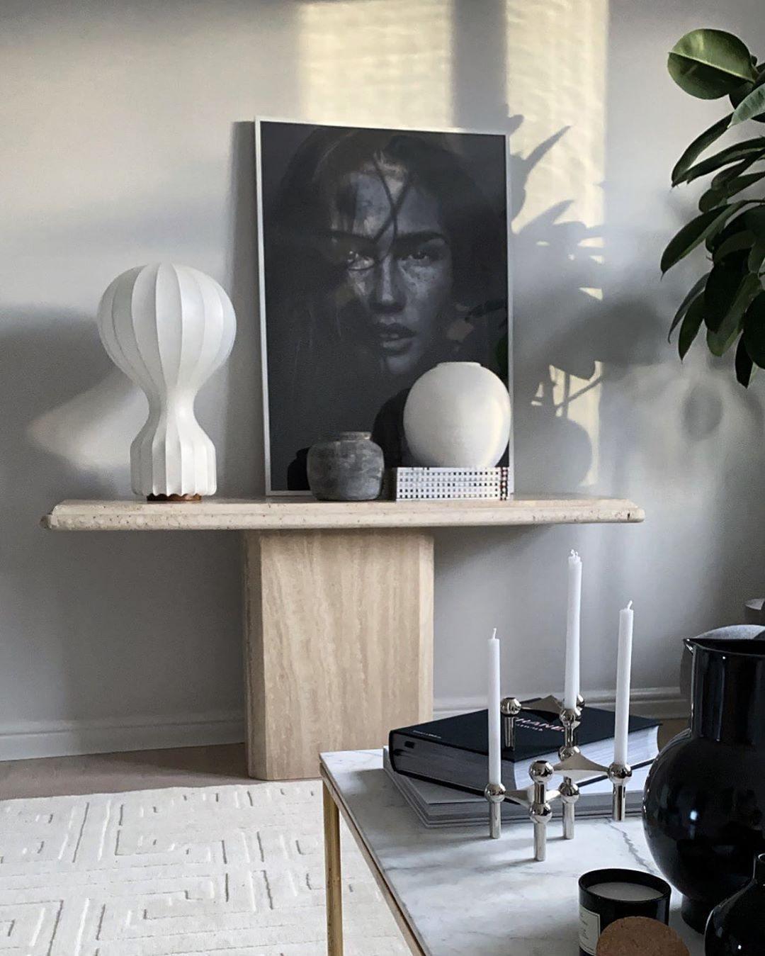 Hot Air Balloon Table Lamp | Steel & Cocoon Design | White Shade