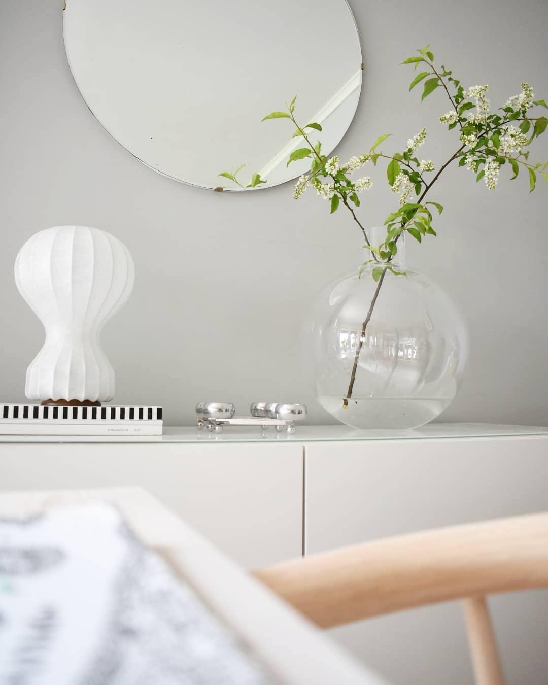 Hot Air Balloon Table Lamp | Steel & Cocoon Design | White Shade