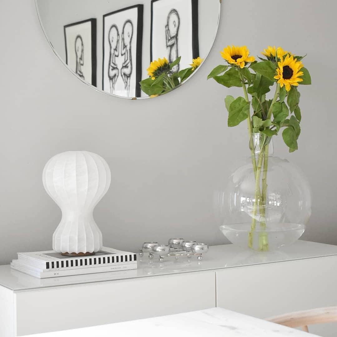 Hot Air Balloon Table Lamp | Steel & Cocoon Design | White Shade
