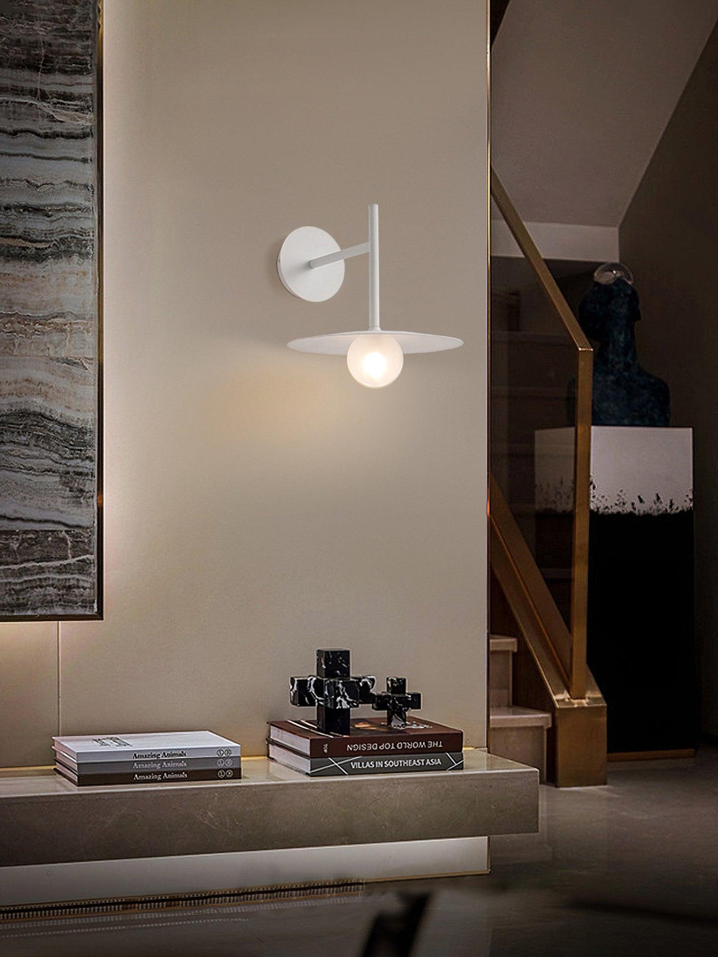 Gea Wall Lamp | Iron & Glass | Set of 2