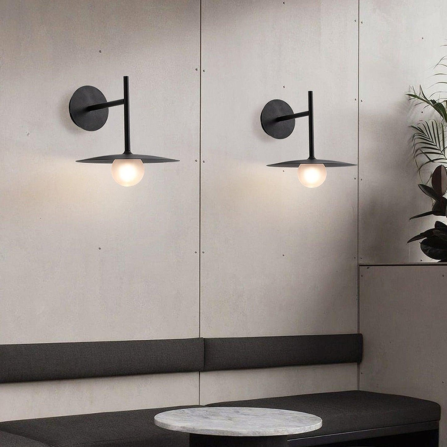 Gea Wall Lamp | Iron & Glass | Set of 2
