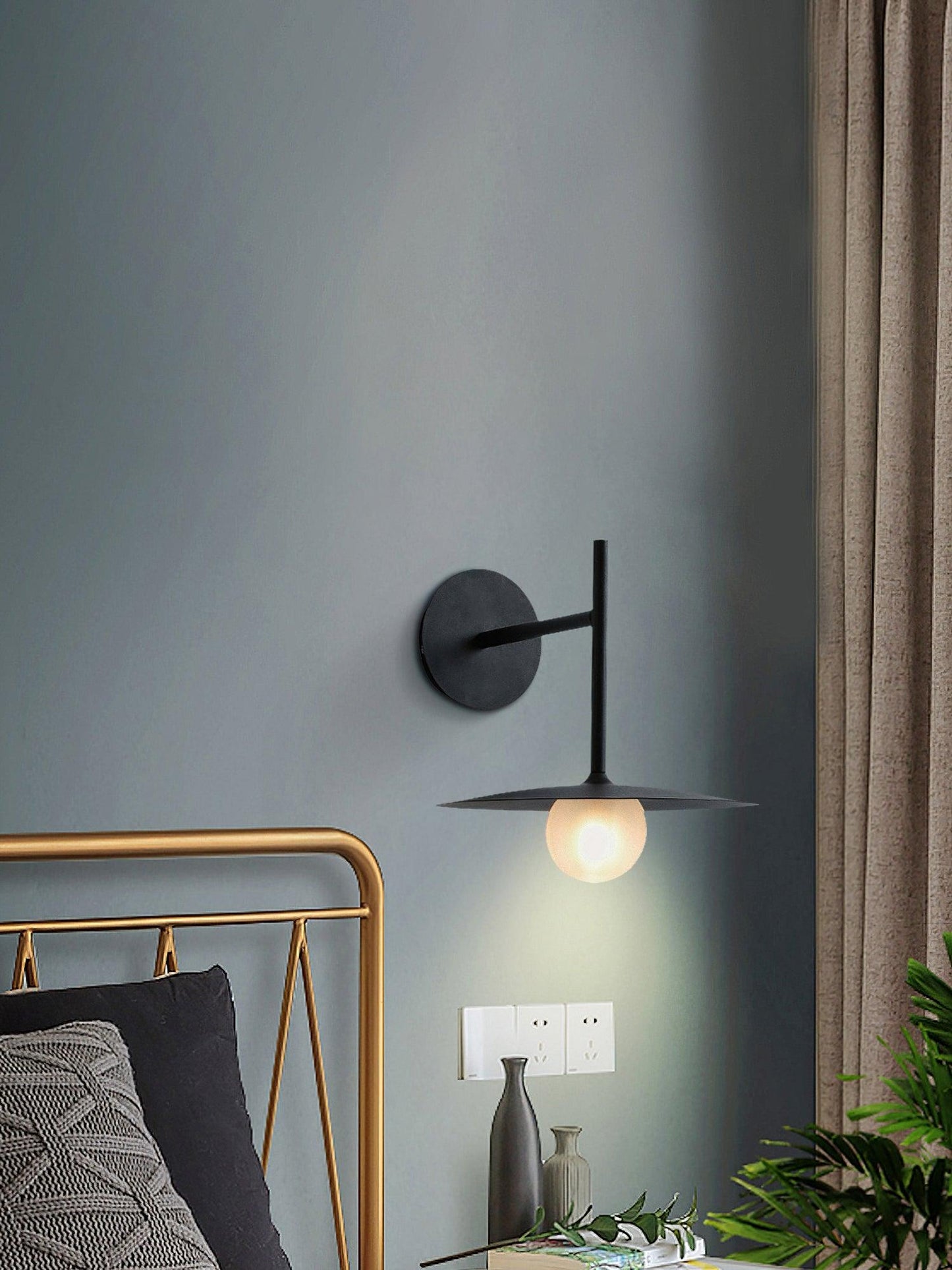 Gea Wall Lamp | Iron & Glass | Set of 2