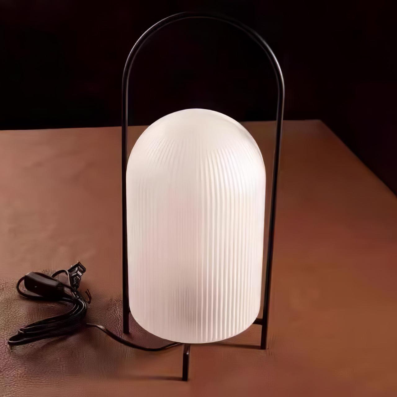 Ghost Table Lamp | Metal & Glass | White