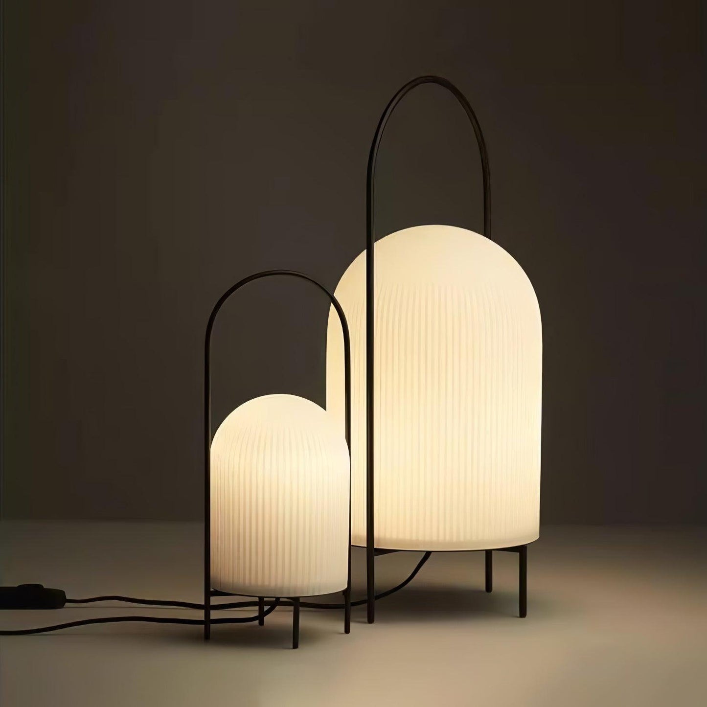 Ghost Table Lamp | Metal & Glass | White