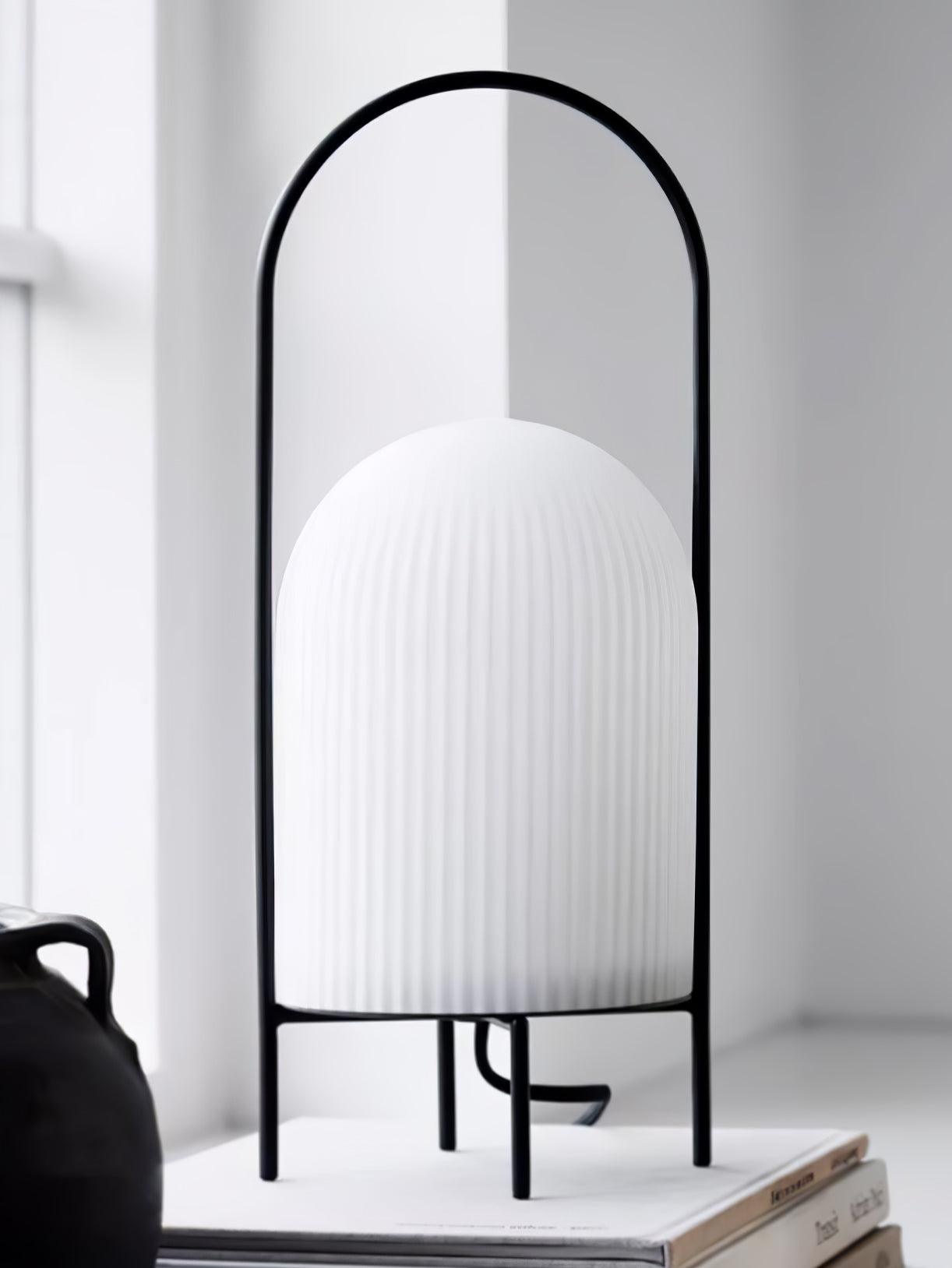 Ghost Table Lamp | Metal & Glass | White