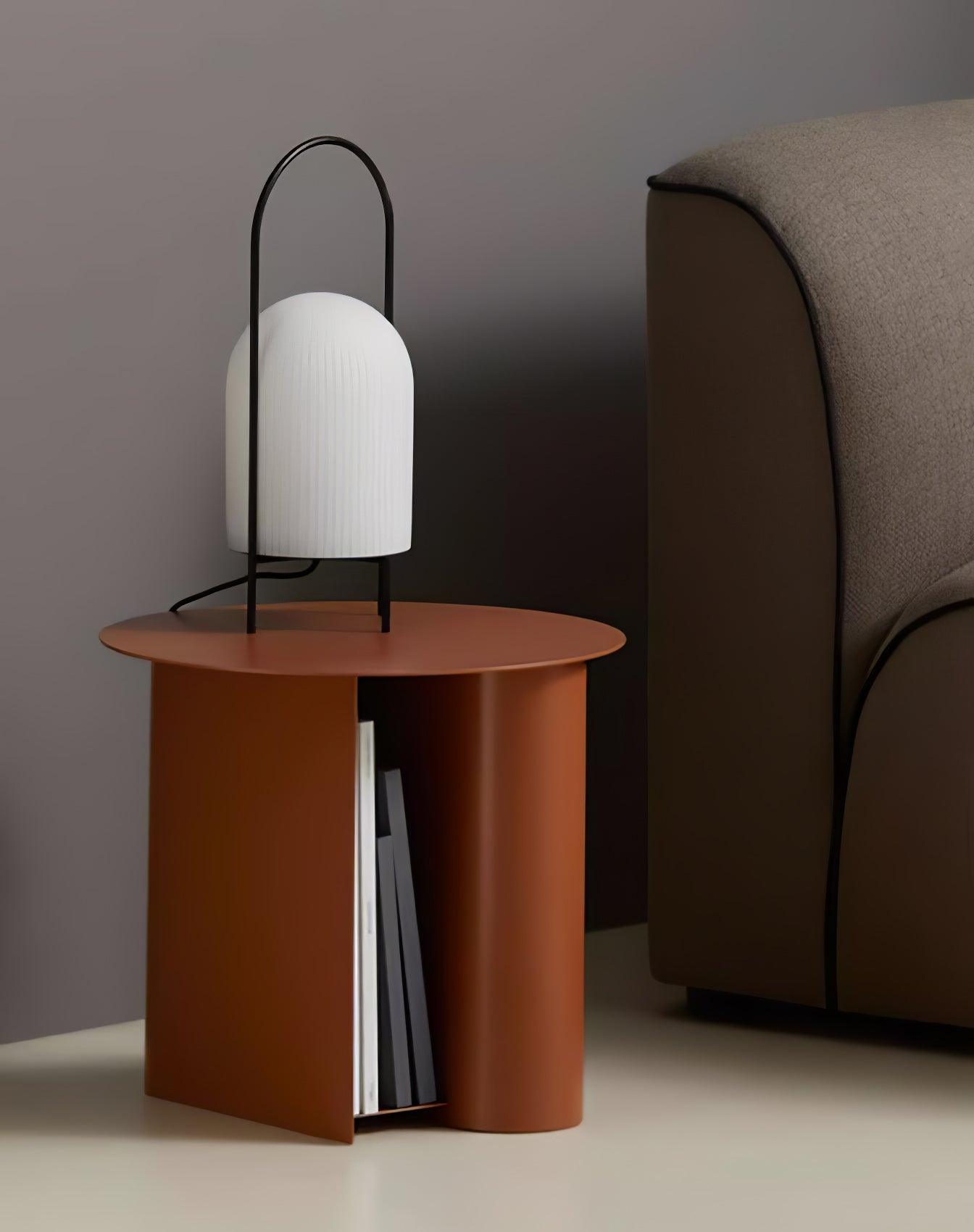 Ghost Table Lamp | Metal & Glass | White