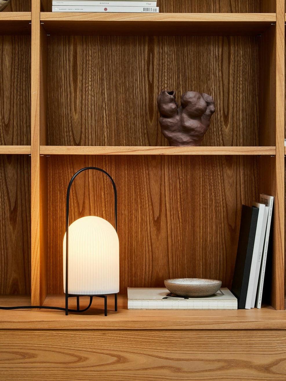 Ghost Table Lamp | Metal & Glass | White