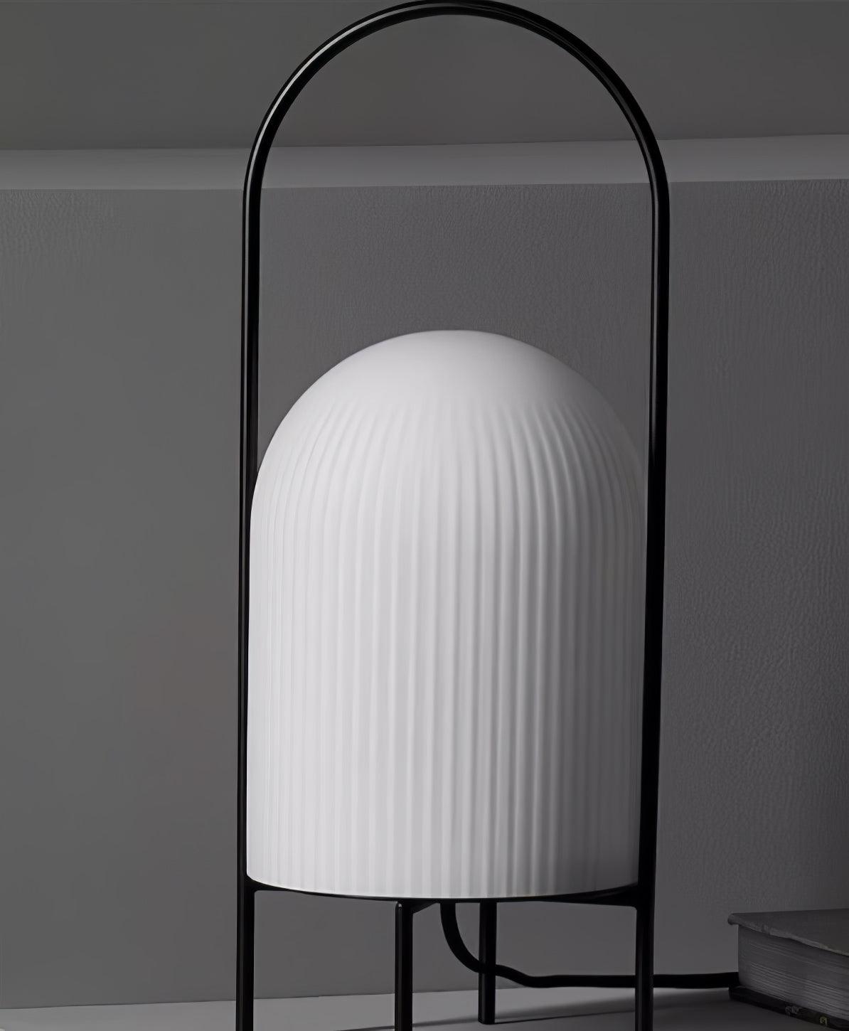 Ghost Table Lamp | Metal & Glass | White