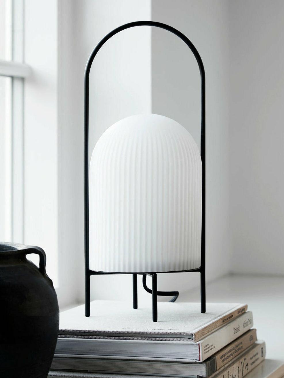 Ghost Table Lamp | Metal & Glass | White