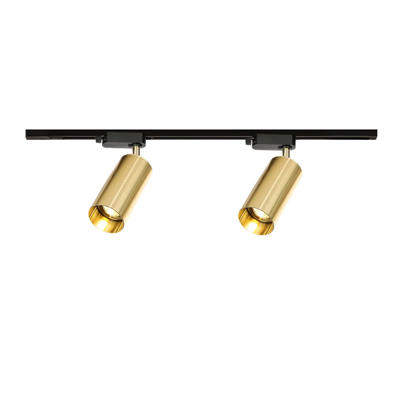 Gilded Rail Track Light | Metal & Aluminum | Black, White