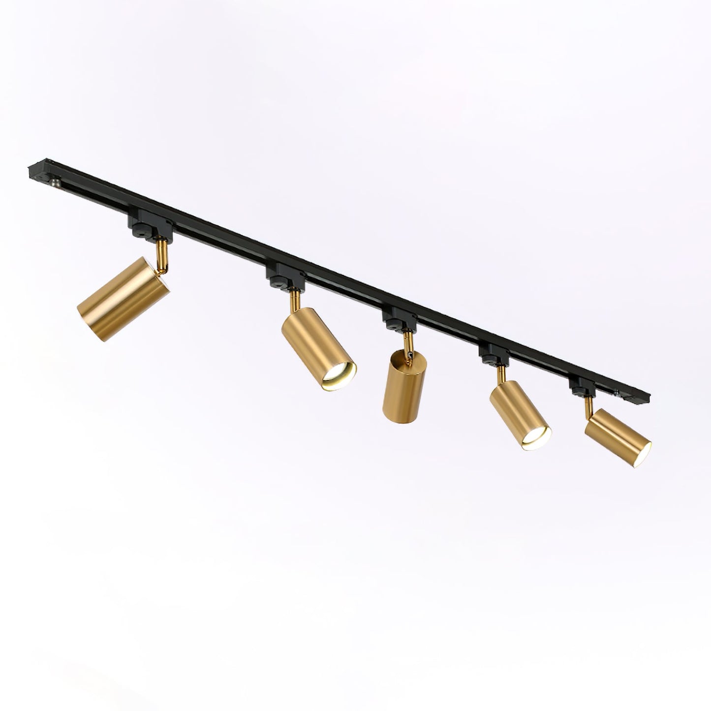 Gilded Rail Track Light | Metal & Aluminum | Black, White