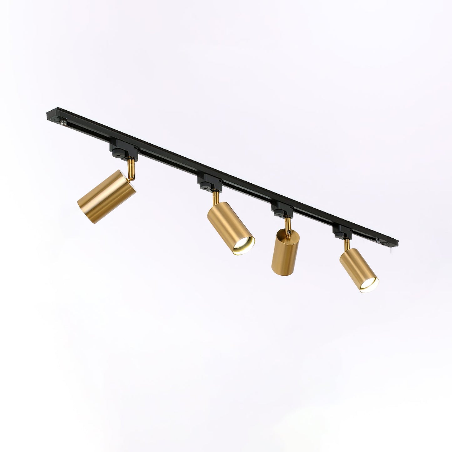 Gilded Rail Track Light | Metal & Aluminum | Black, White