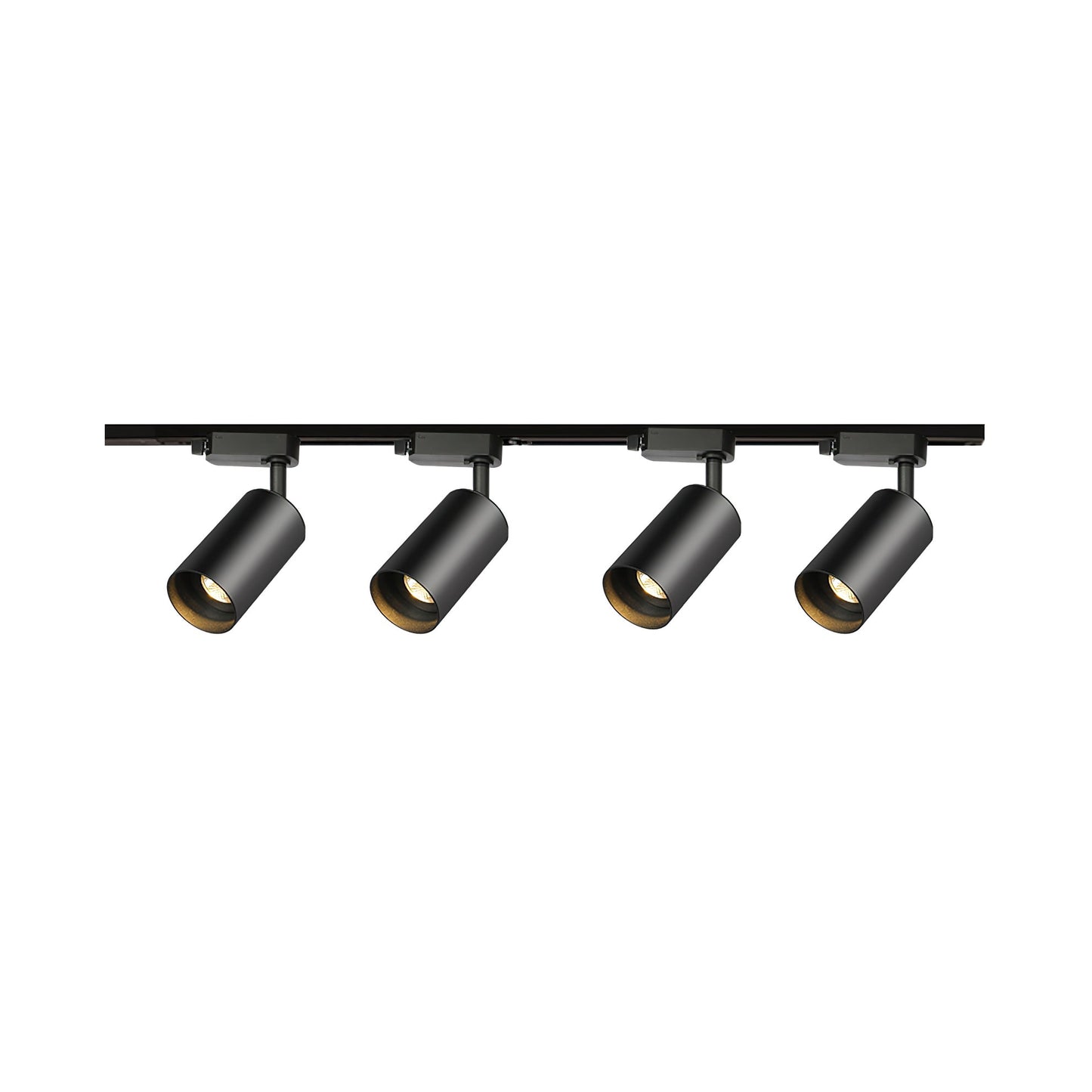 Gilded Rail Track Light | Metal & Aluminum | Black, White