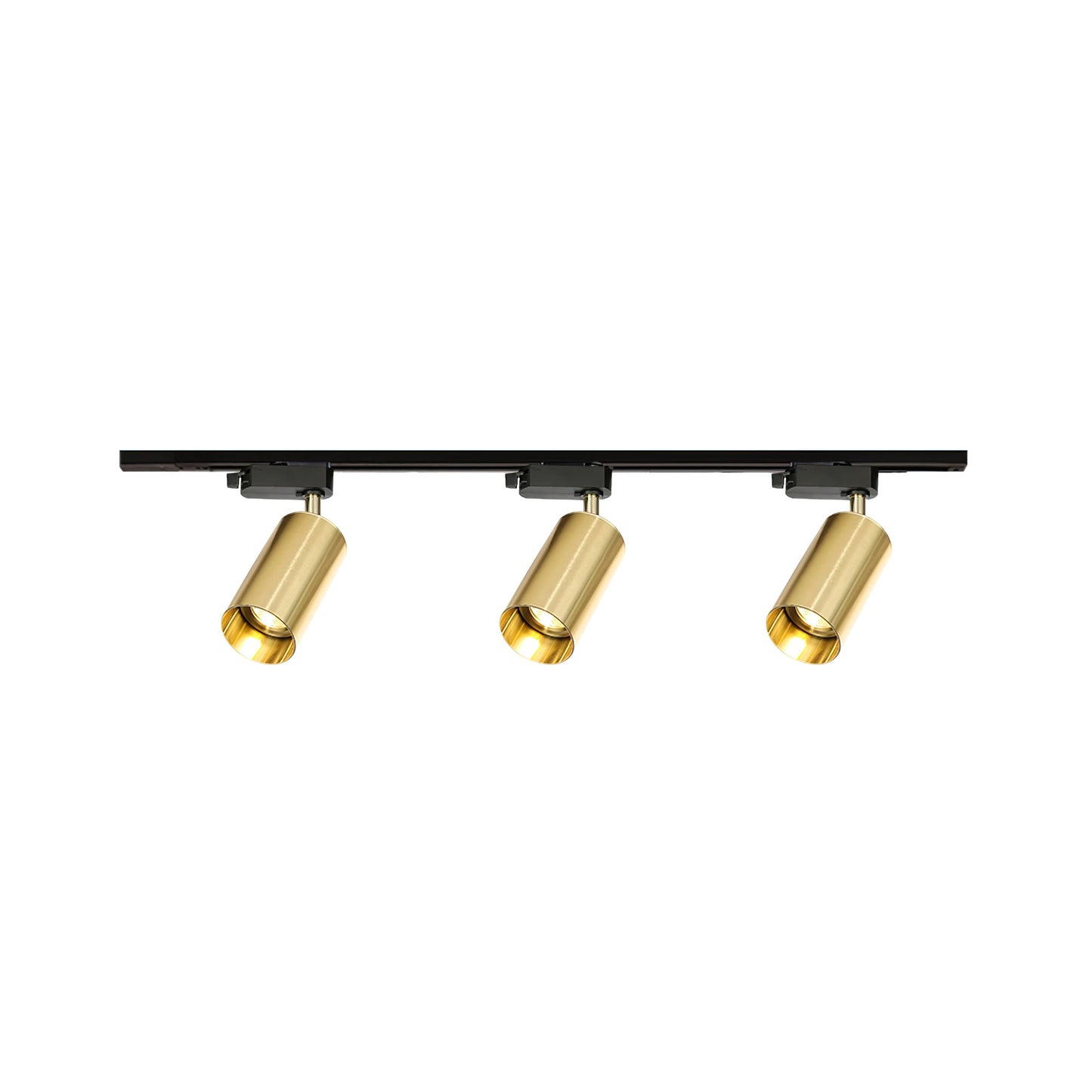 Gilded Rail Track Light | Metal & Aluminum | Black, White