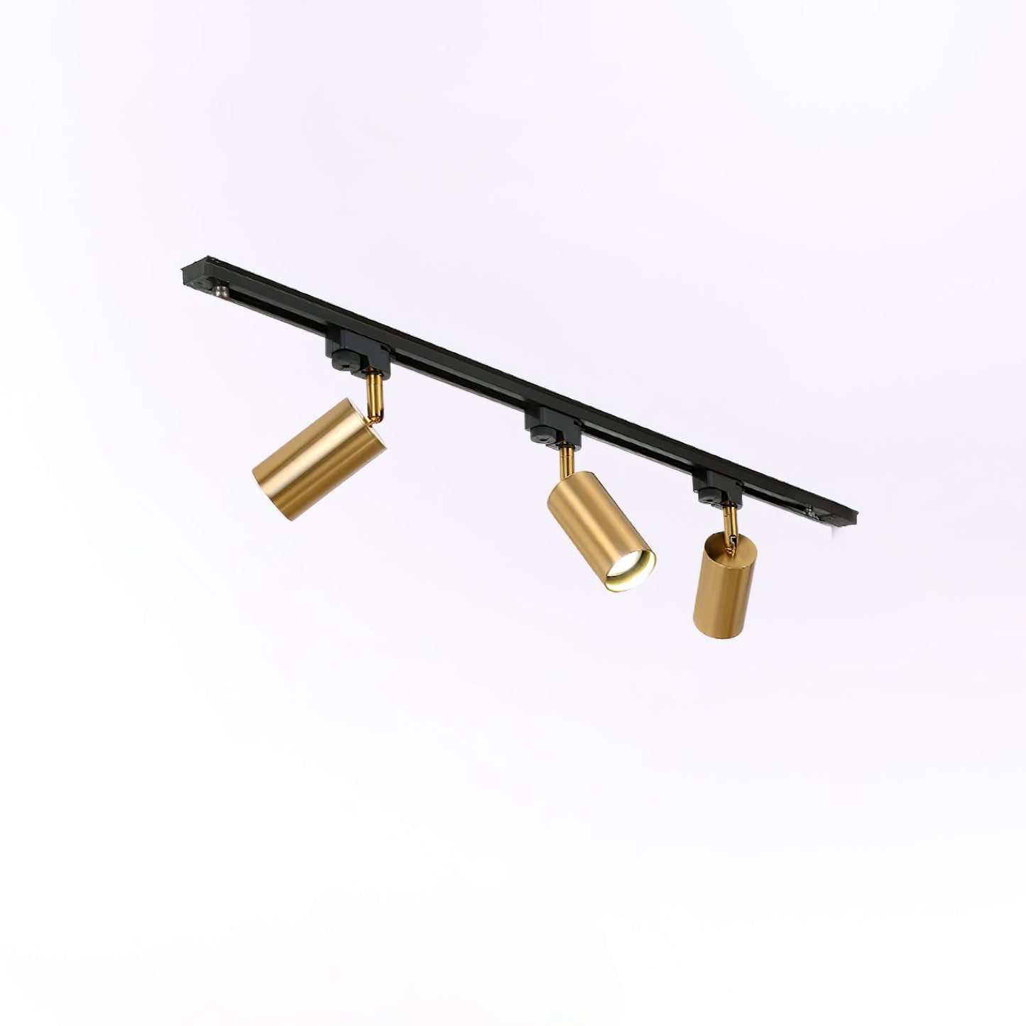 Gilded Rail Track Light | Metal & Aluminum | Black, White