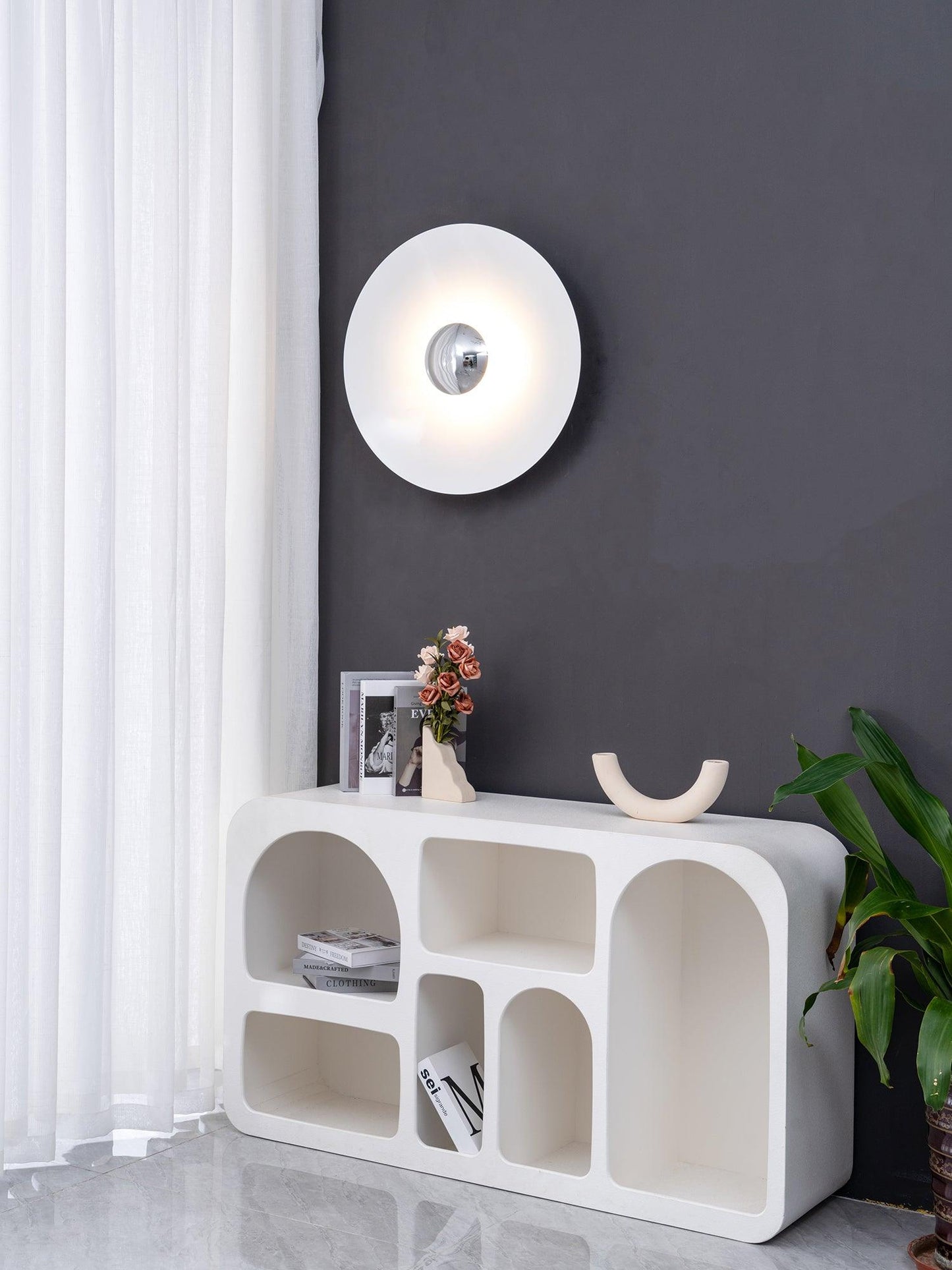 Simplicity Glow Wall Light | Integrated LED | Set of 2 | Available in Orange, White, Blue