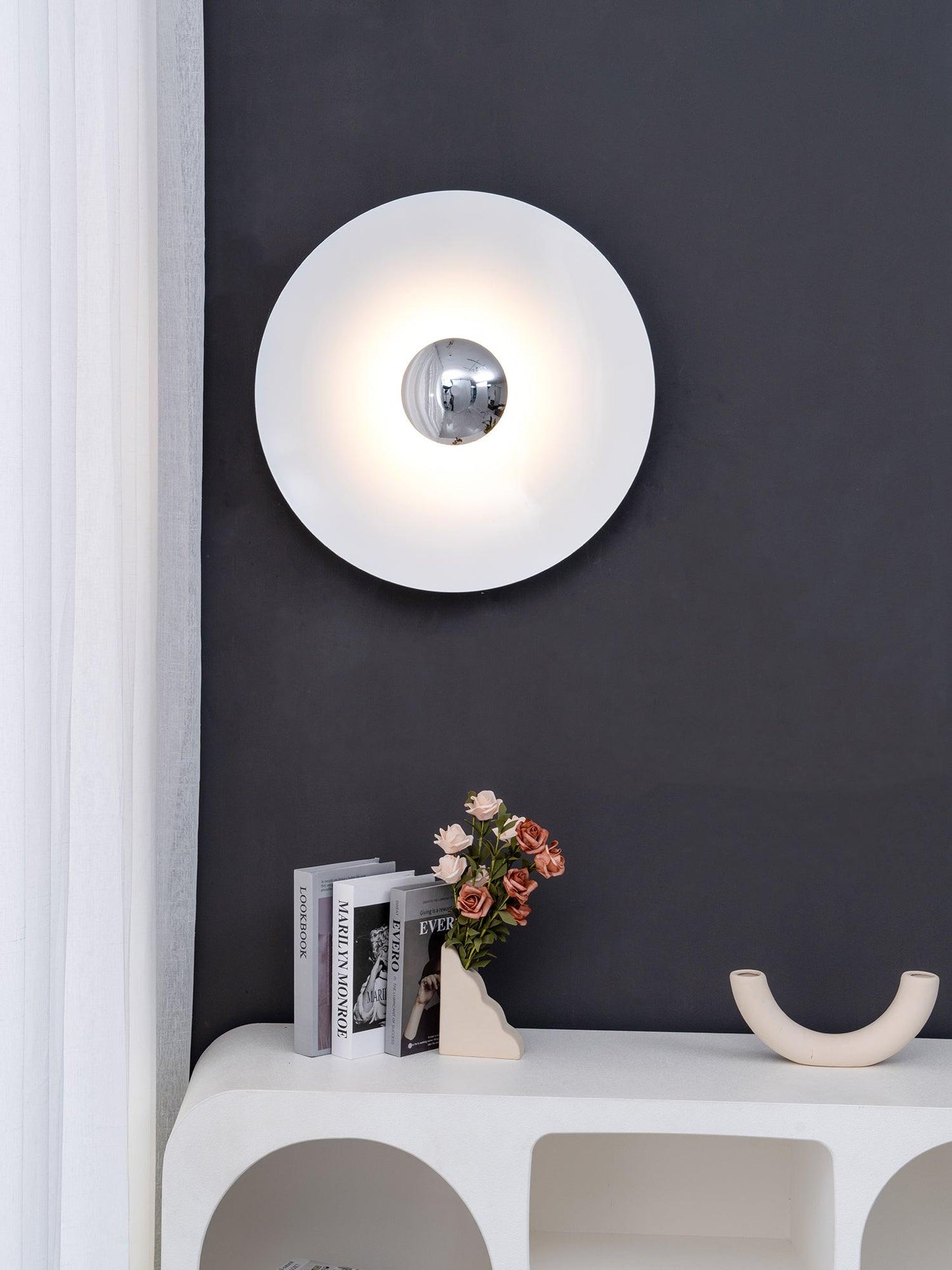 Simplicity Glow Wall Light | Integrated LED | Set of 2 | Available in Orange, White, Blue