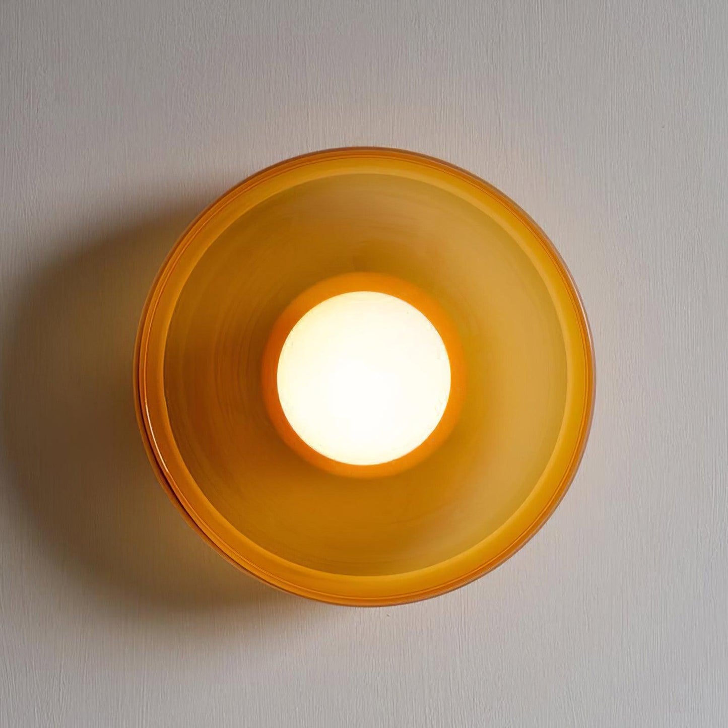 Gino Ceiling Lamp | Handcrafted Metal & Glass | 25cm Diameter
