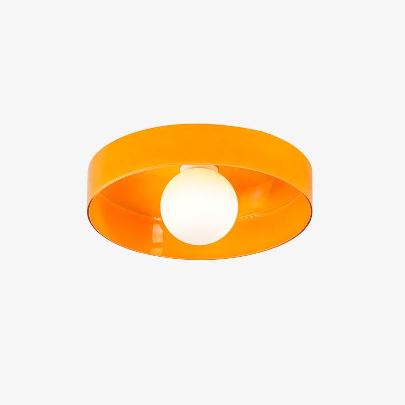Gino Ceiling Lamp | Handcrafted Metal & Glass | 25cm Diameter