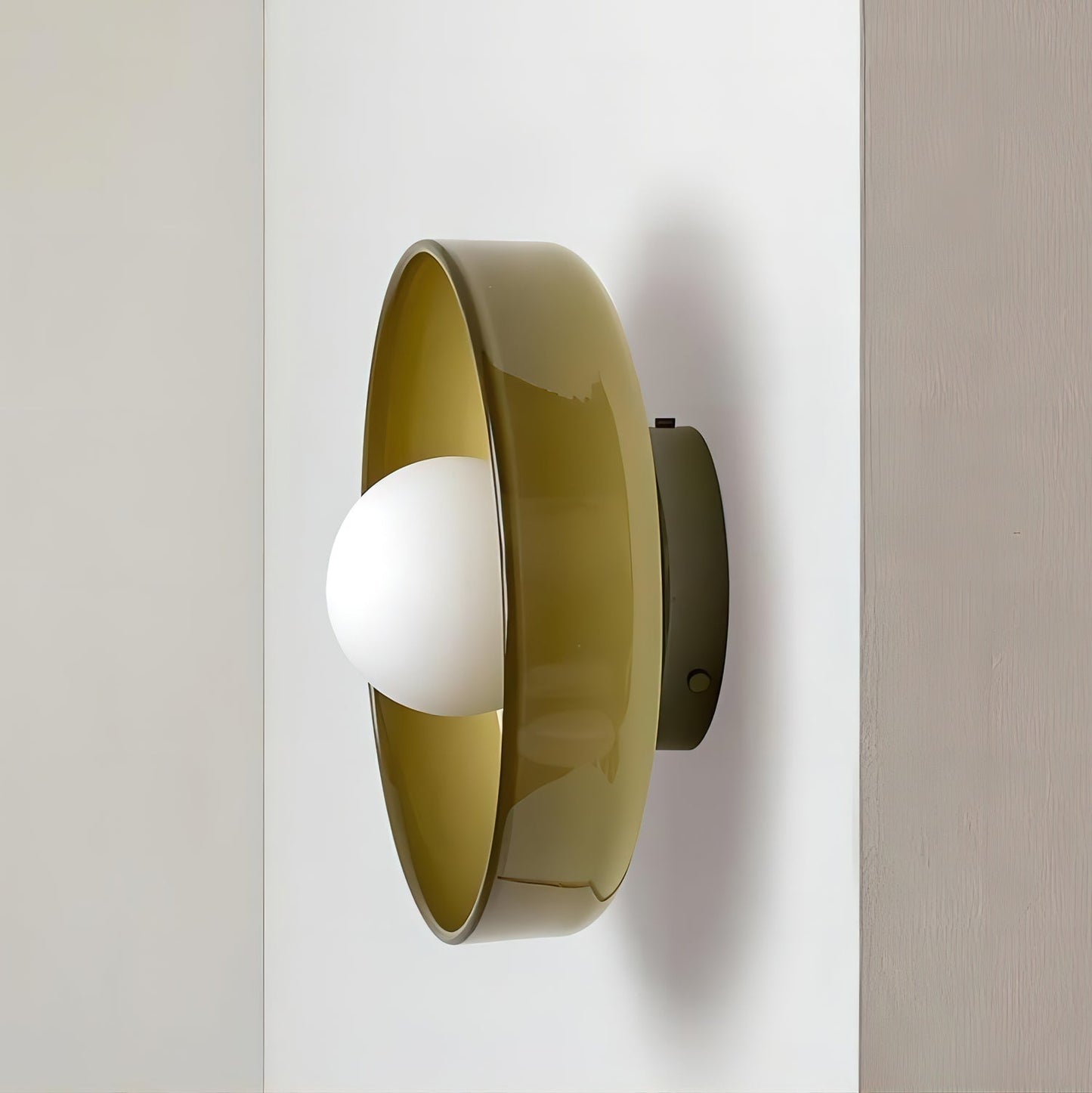 Gino Ceiling Lamp | Handcrafted Metal & Glass | 25cm Diameter