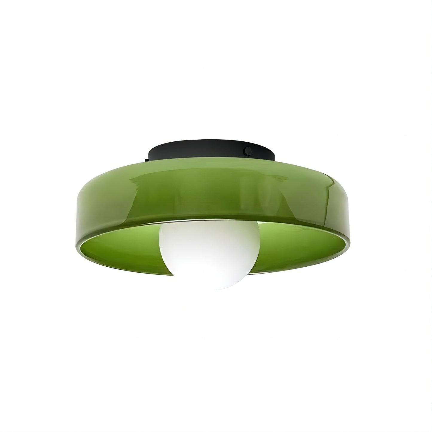 Gino Ceiling Lamp | Handcrafted Metal & Glass | 25cm Diameter