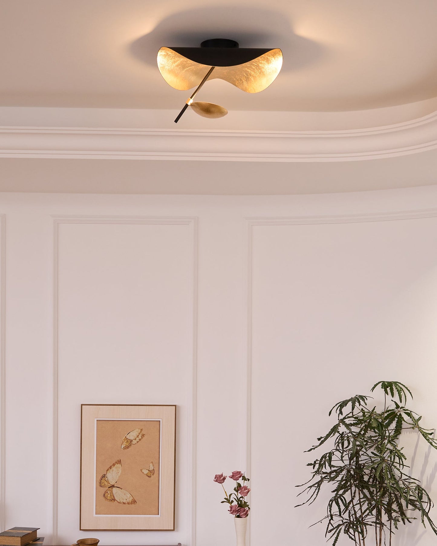 Giorgio Ceiling Light | Metal & Integrated LED | White Finish