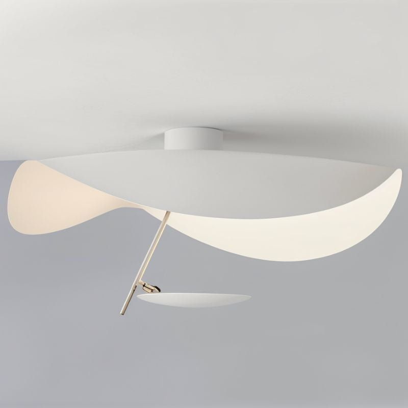 Giorgio Ceiling Light | Metal & Integrated LED | White Finish