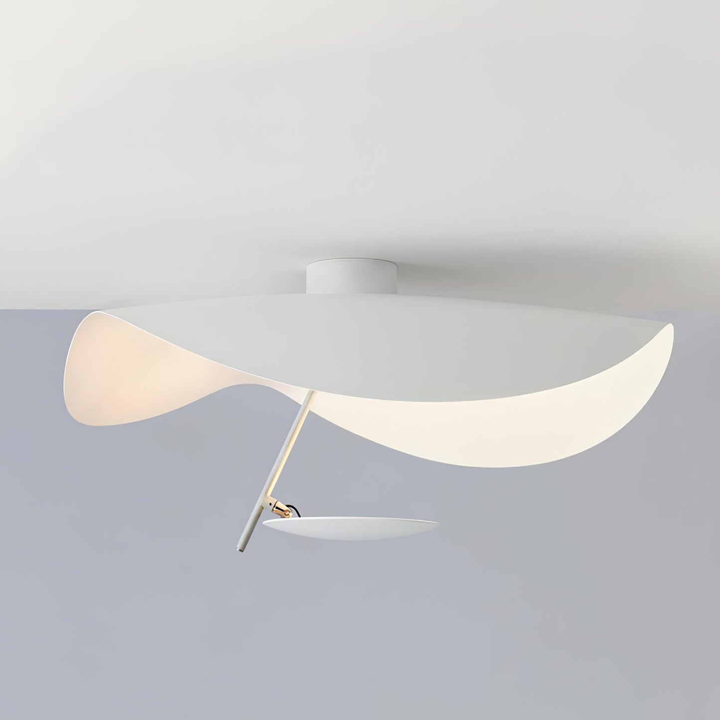 Giorgio Ceiling Light | Metal & Integrated LED | White Finish