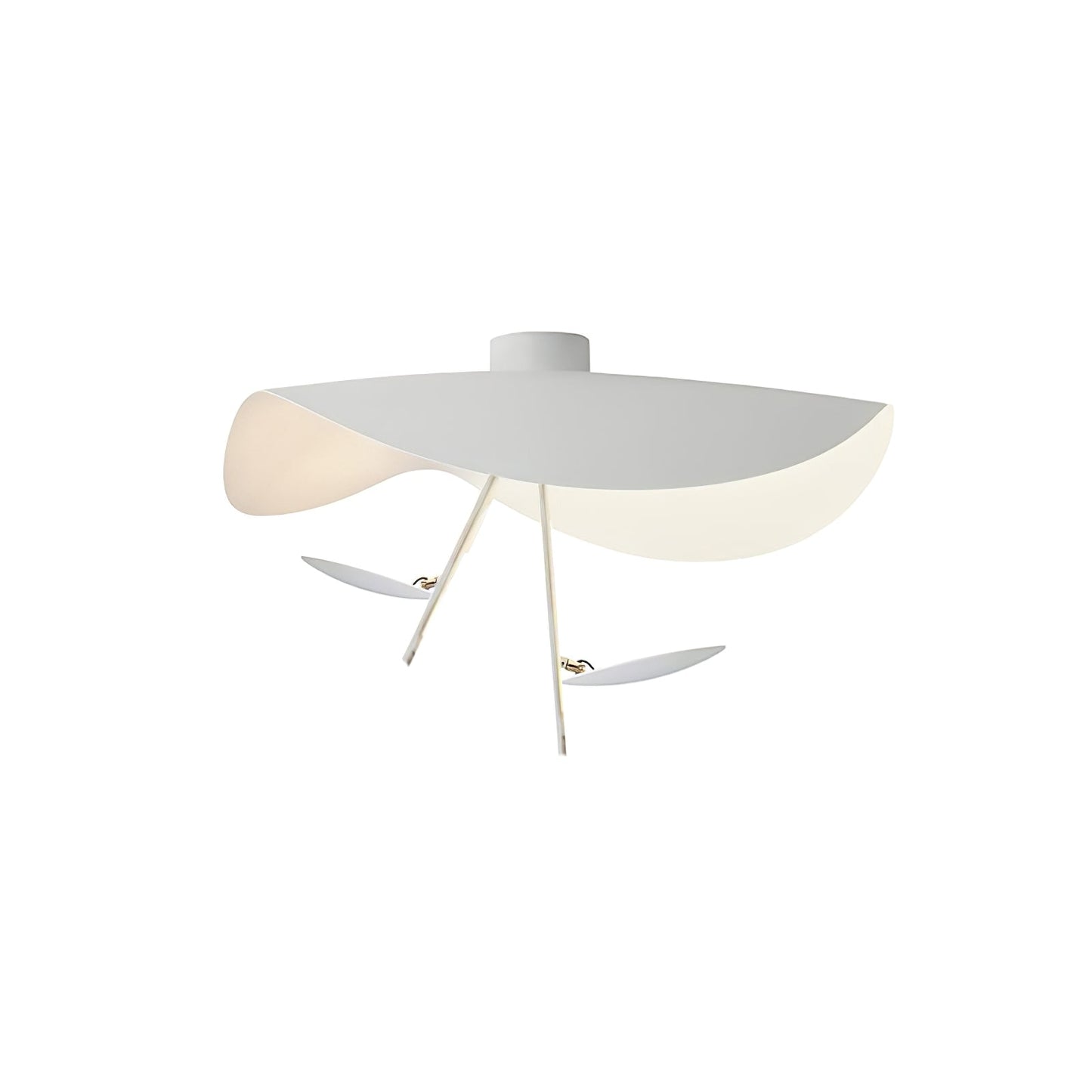 Giorgio Ceiling Light | Metal & Integrated LED | White Finish