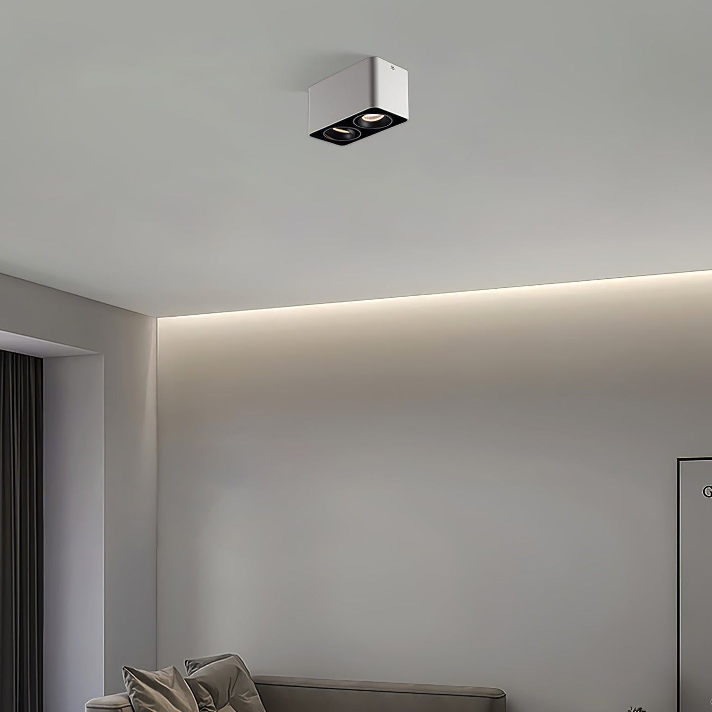 Giyan Surface Spotlight | Angular Steel Design | Set of 5