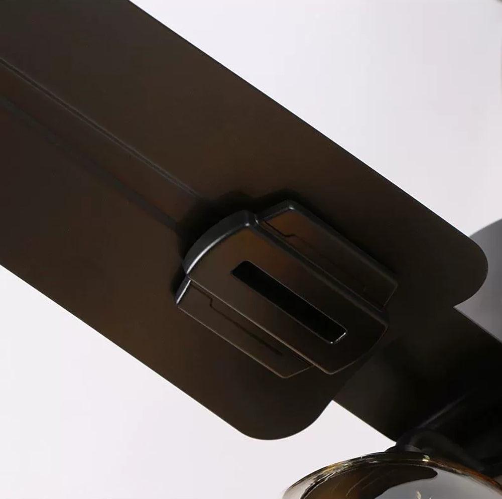 Ceiling Fan Light | Black Metal | 42/48/52 inch