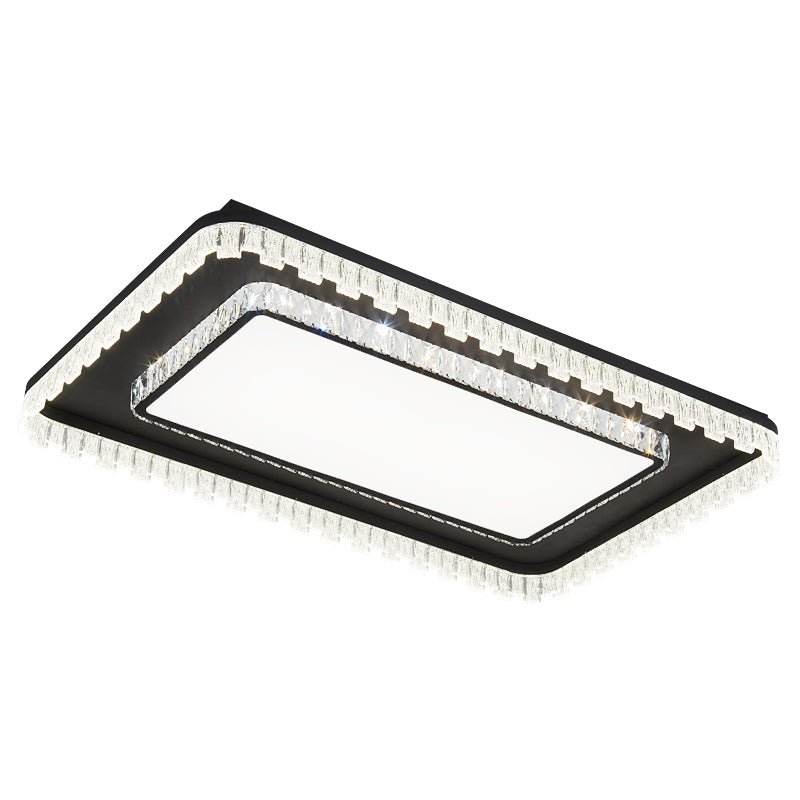 Glimmer Crystal Ceiling Light | Crystal & Metal | Black