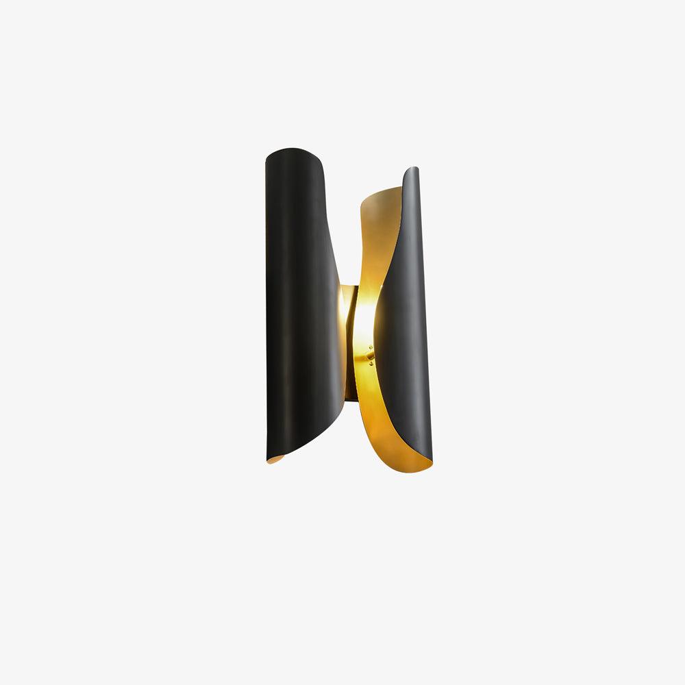 Guardian Wall Sconce | Metal Brass | Blackened Brushed Brass