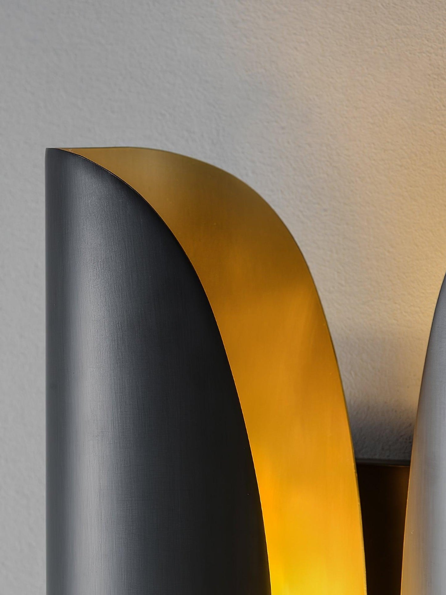 Guardian Wall Sconce | Metal Brass | Blackened Brushed Brass
