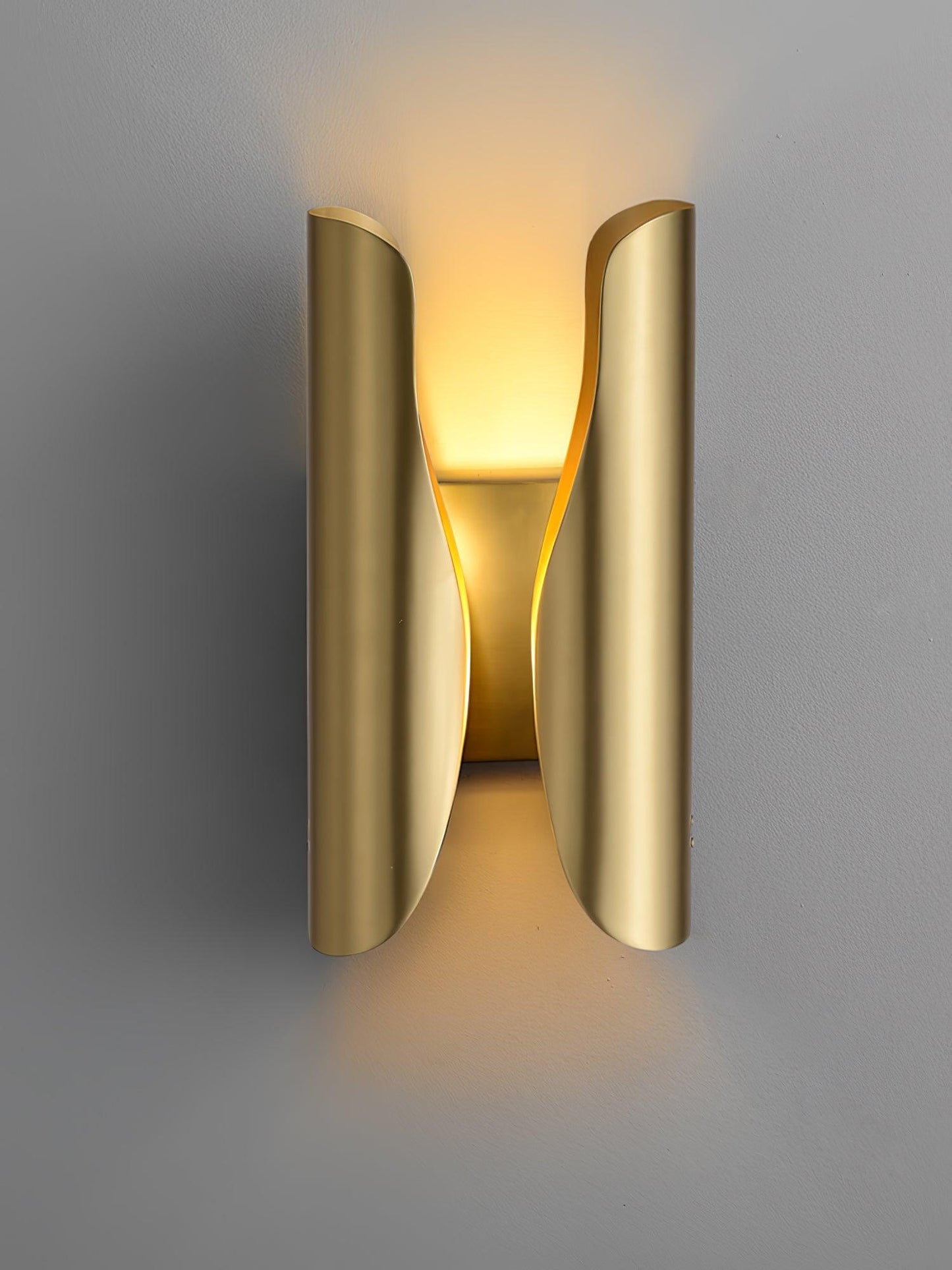 Guardian Wall Sconce | Metal Brass | Blackened Brushed Brass
