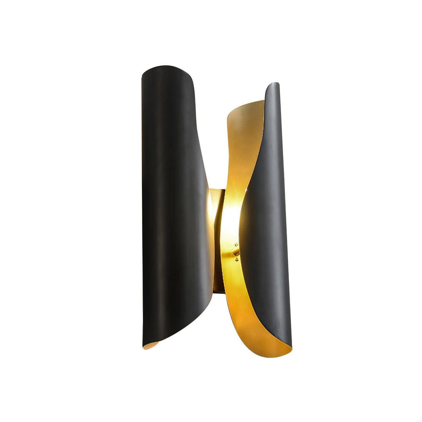 Guardian Wall Sconce | Metal Brass | Blackened Brushed Brass