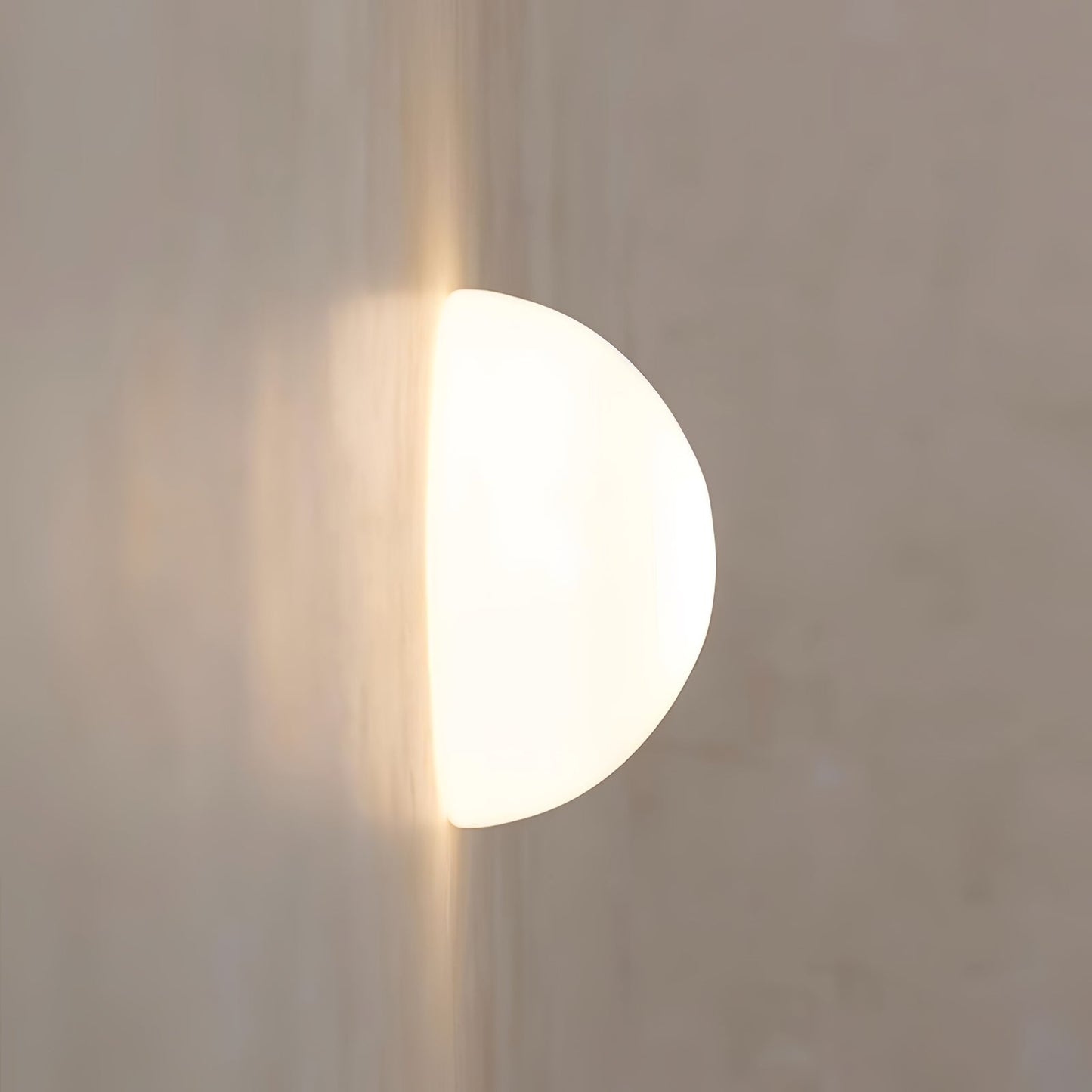 Halbkugel Wall Lamp | Glass & Metal | Frosted White or Bright White