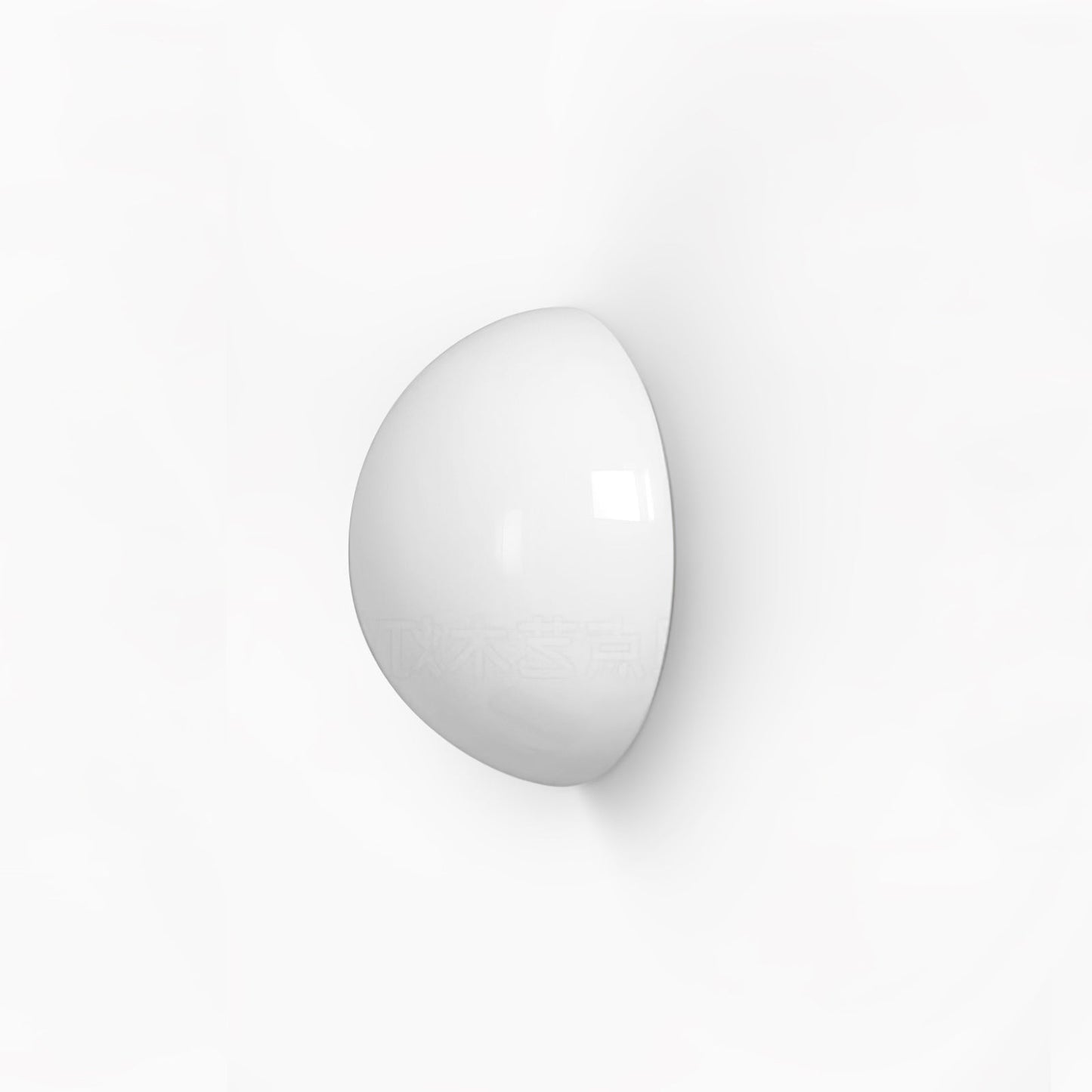 Halbkugel Wall Lamp | Glass & Metal | Frosted White or Bright White