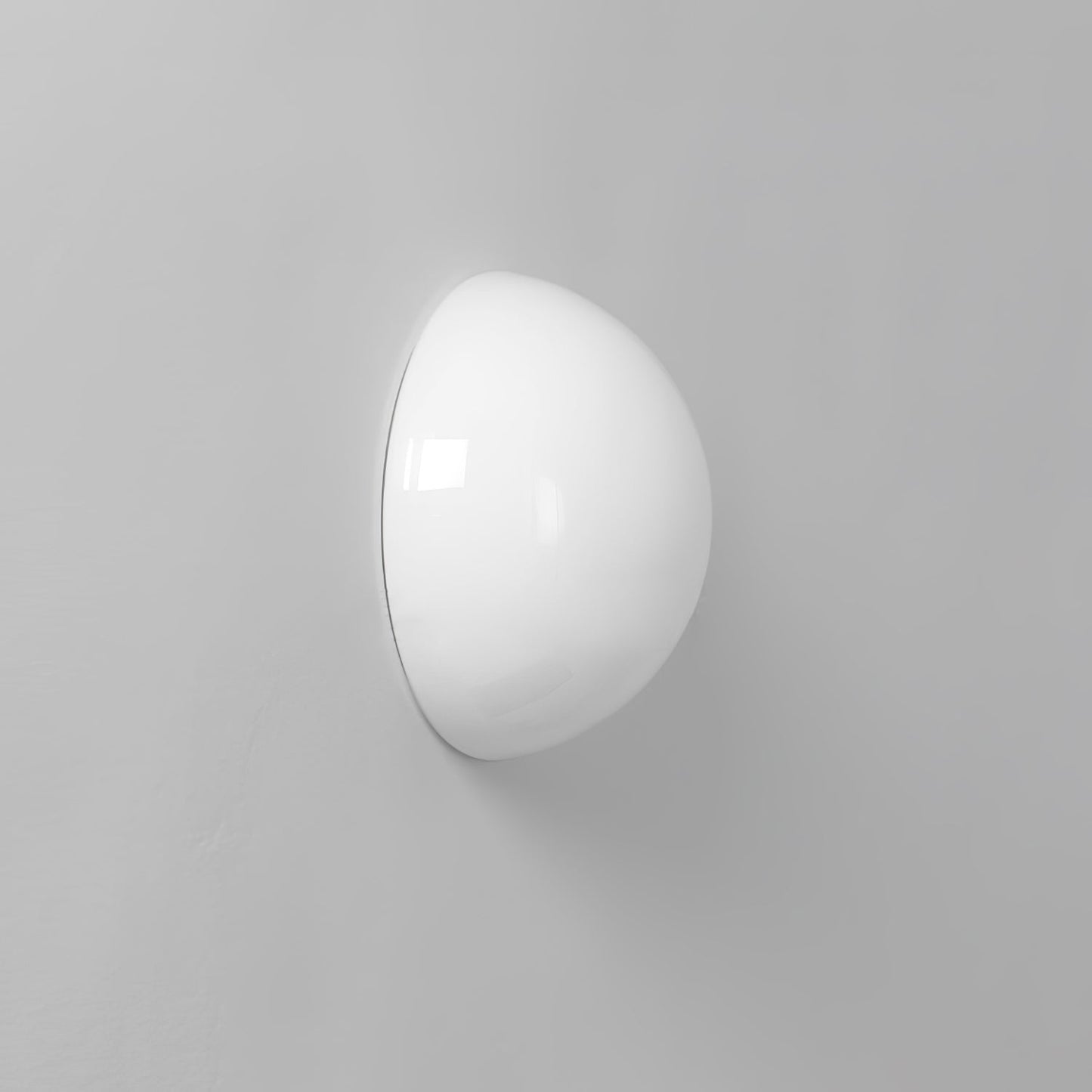 Halbkugel Wall Lamp | Glass & Metal | Frosted White or Bright White