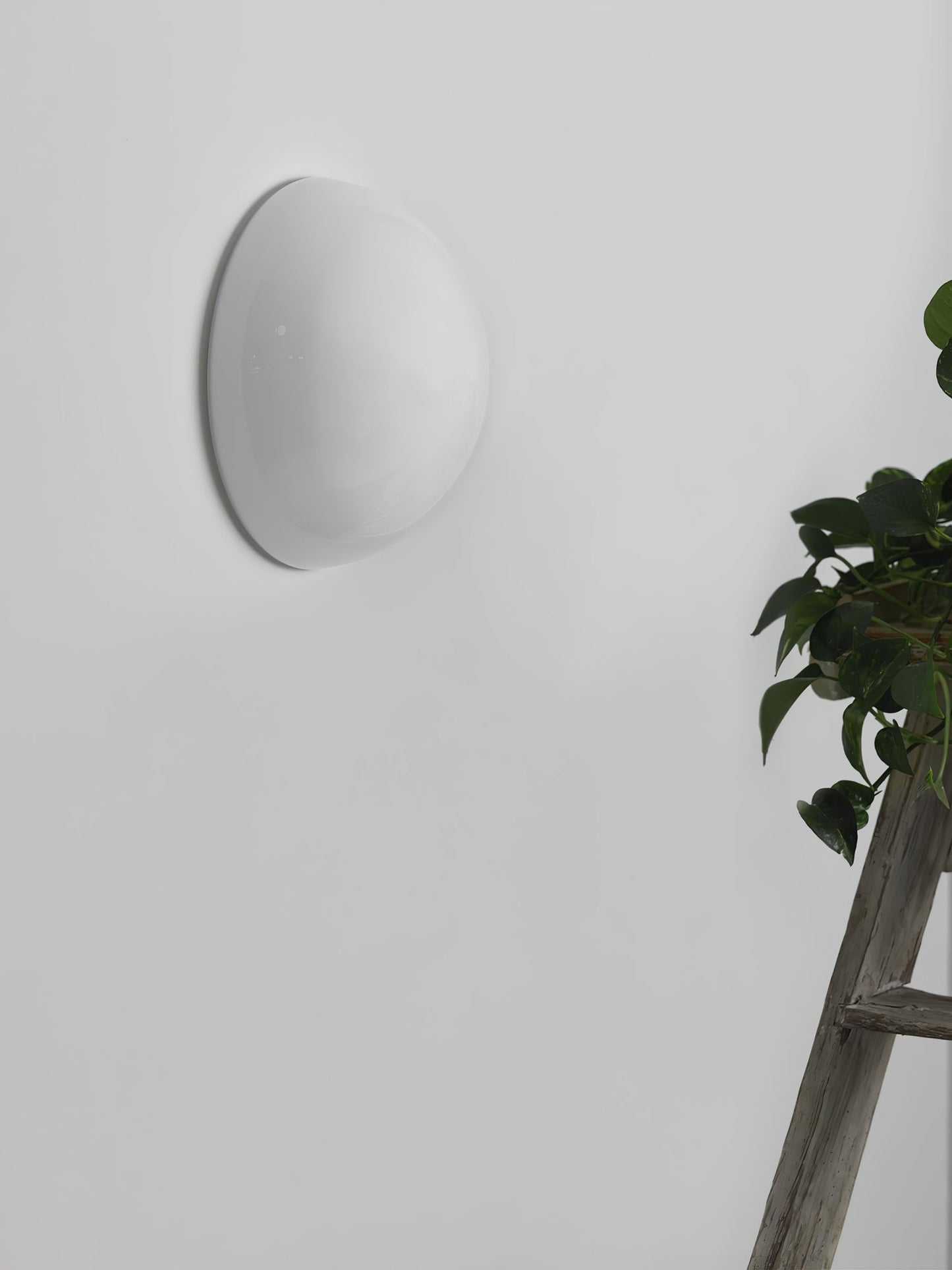 Halbkugel Wall Lamp | Glass & Metal | Frosted White or Bright White