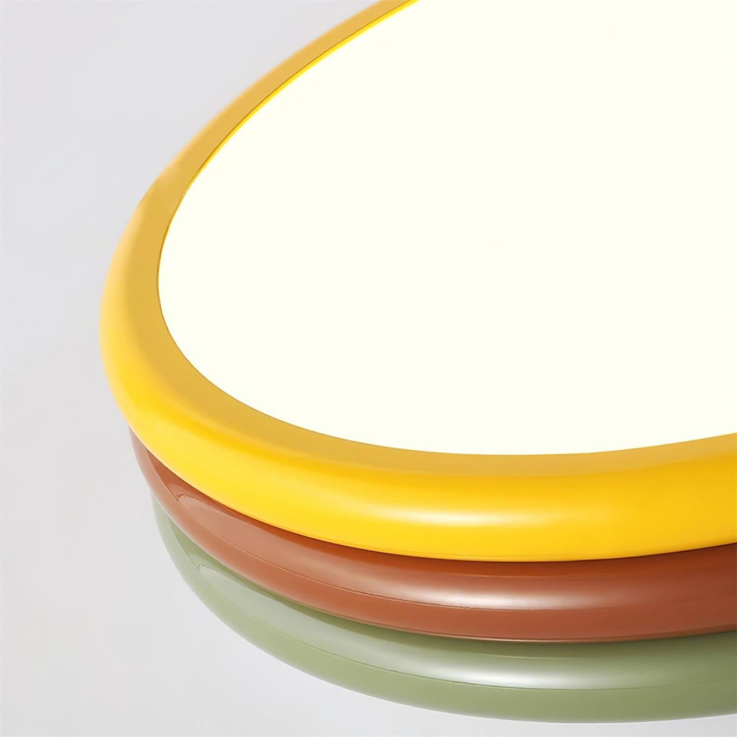 Color Stack Ceiling Lamp | Acrylic & Metal | White, Green, Red, Yellow