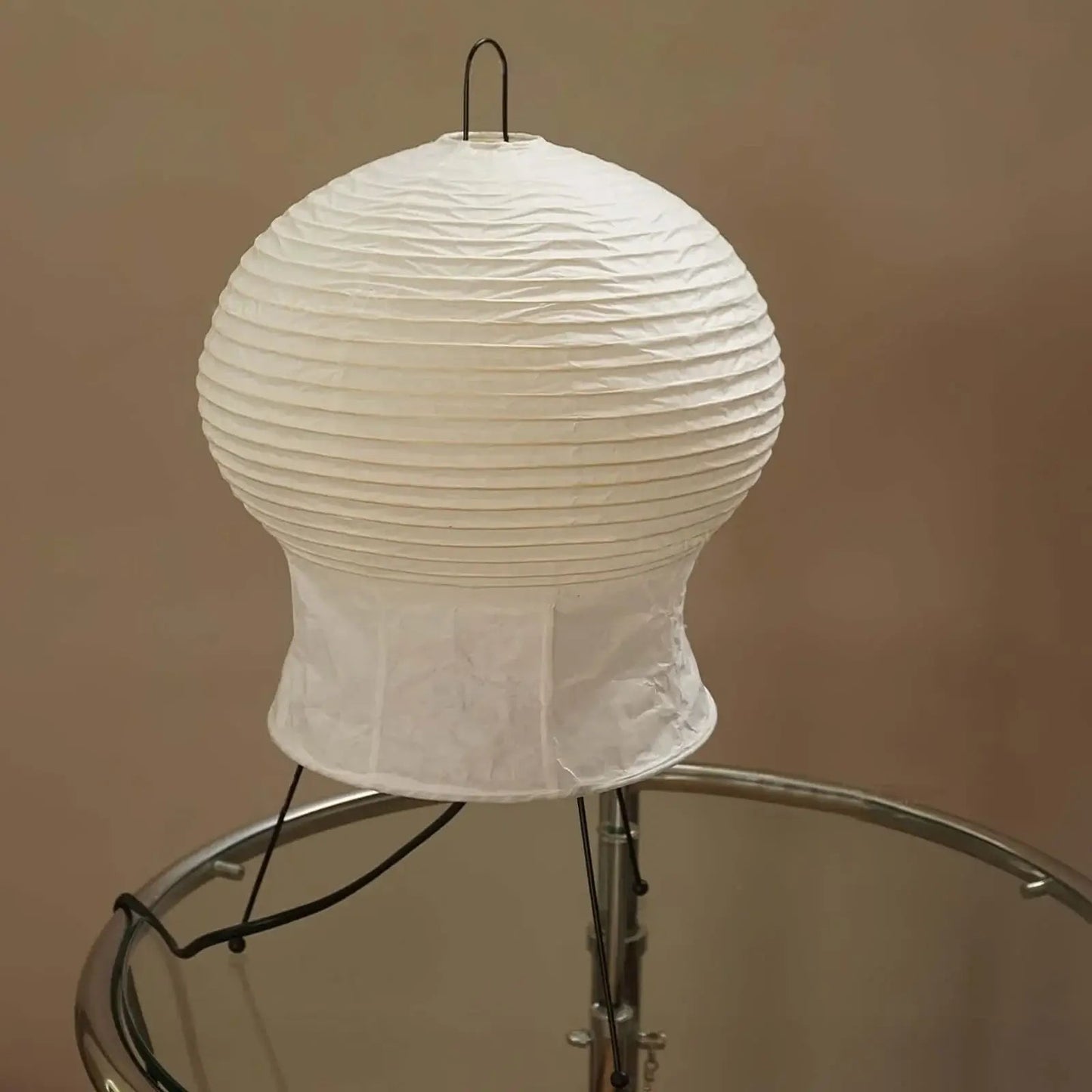 Hana Washi Table Lamp | Rice Paper & Metal | White