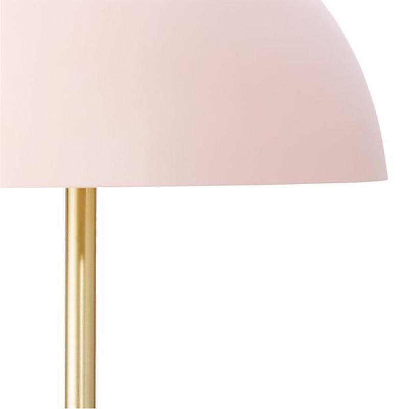 Hanna Table Lamp | Modern Dome Design | Pink Acrylic Shade