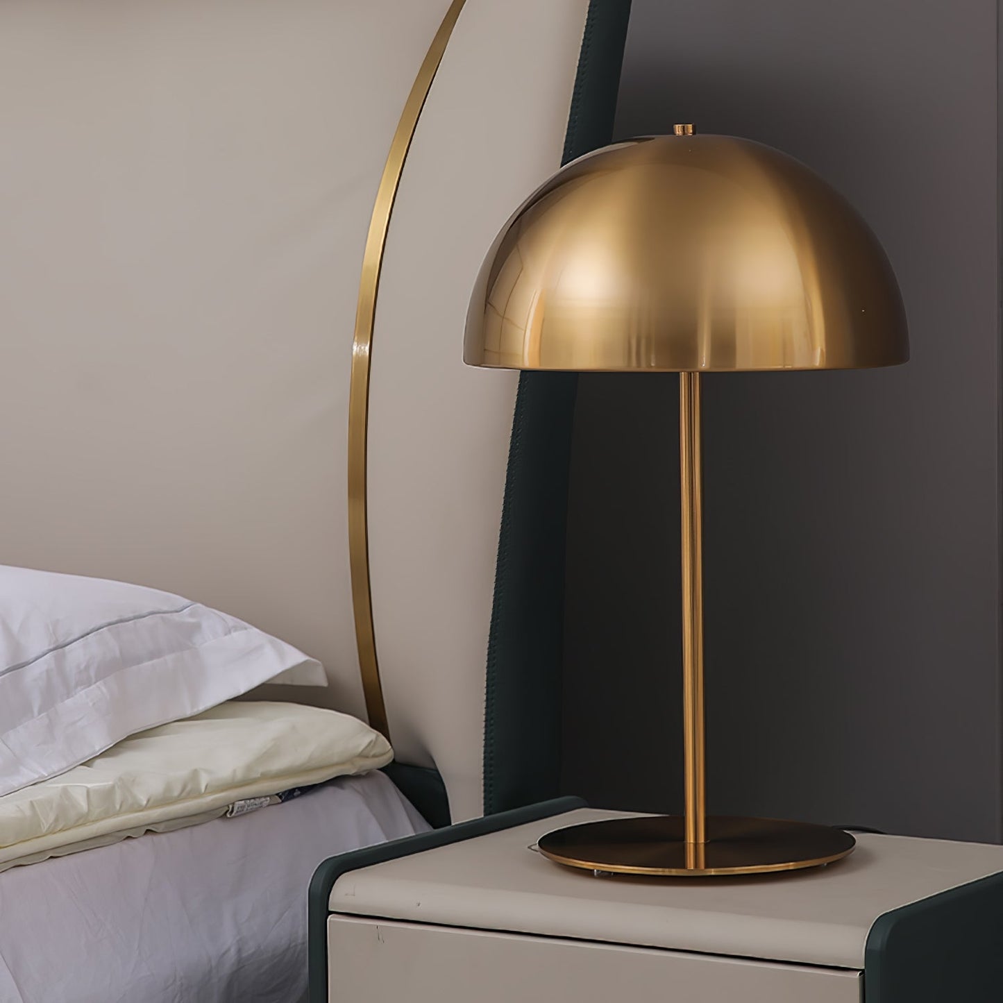 Hanna Table Lamp | Modern Dome Design | Pink Acrylic Shade
