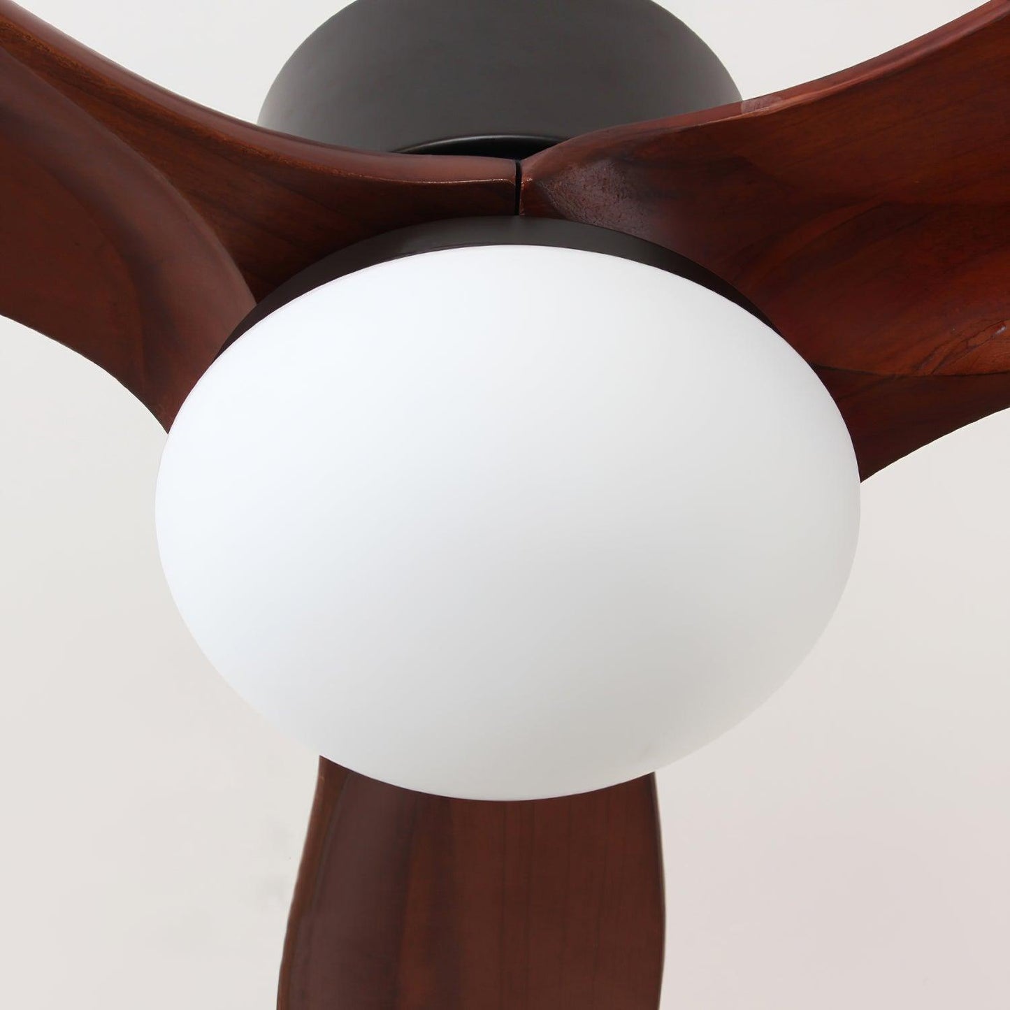 Harborough 3 Ceiling Fan Light | LED Integrated | White & Wooden