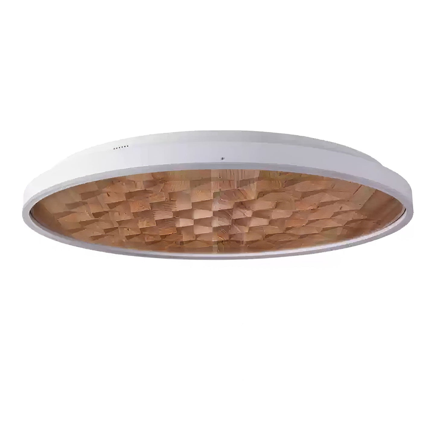 Heartwood Ceiling Lamp | Wood, Metal, Acrylic | White Shade