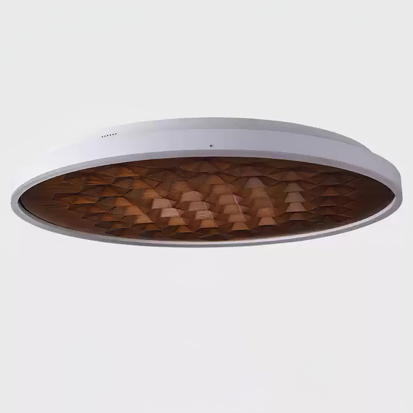 Heartwood Ceiling Lamp | Wood, Metal, Acrylic | White Shade