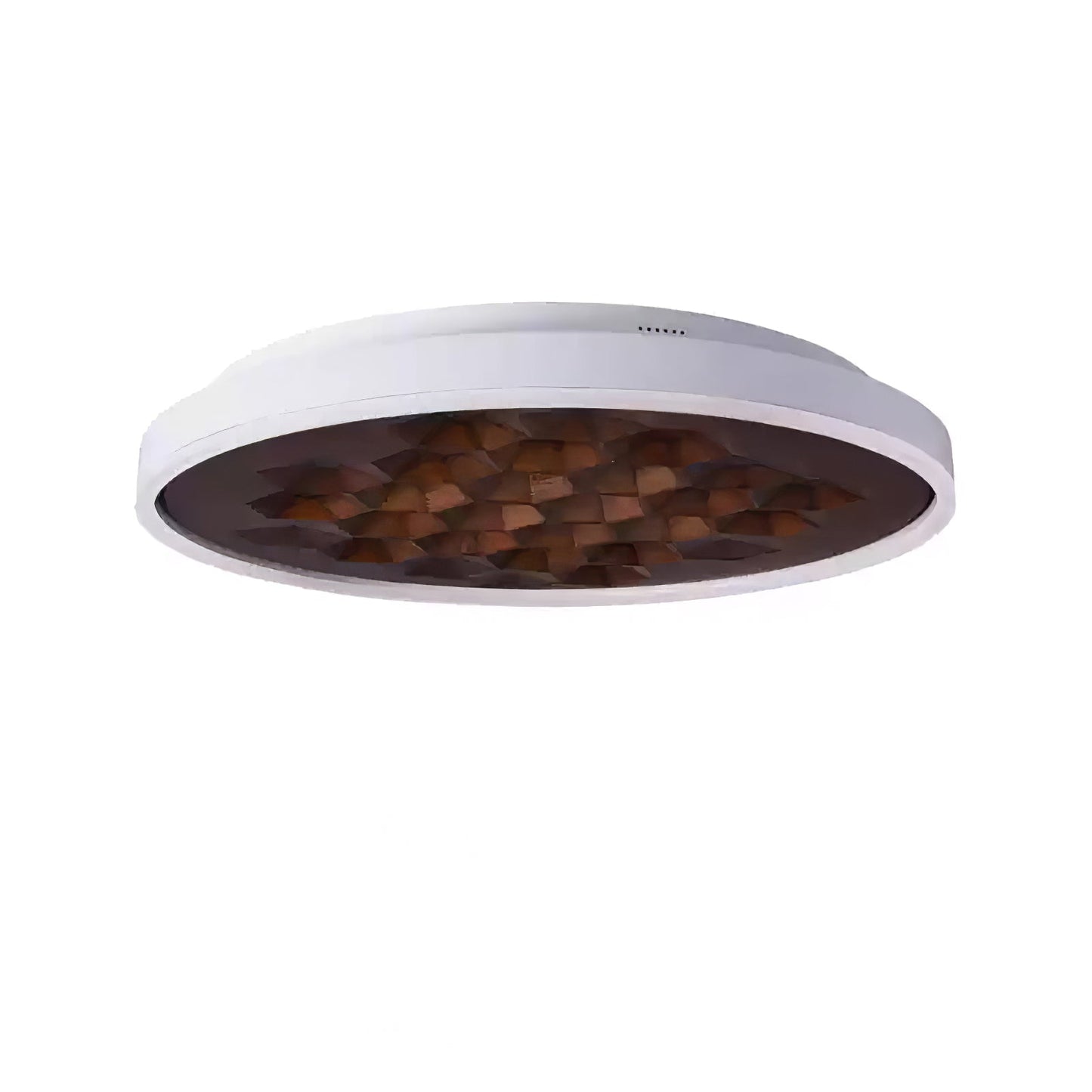 Heartwood Ceiling Lamp | Wood, Metal, Acrylic | White Shade